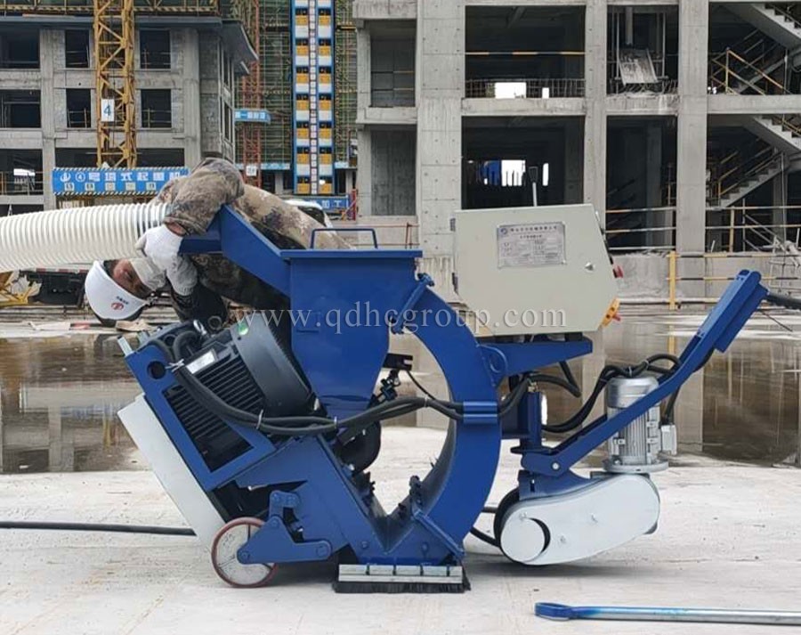 樓板防水層處理專用路面拋丸機(jī)