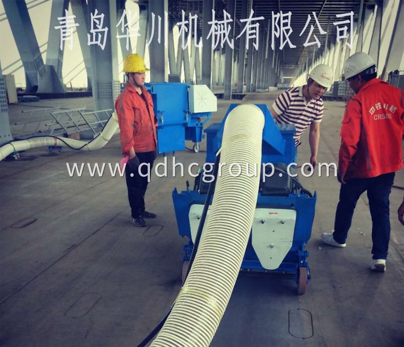 路面拋丸機清理橋面鋼板