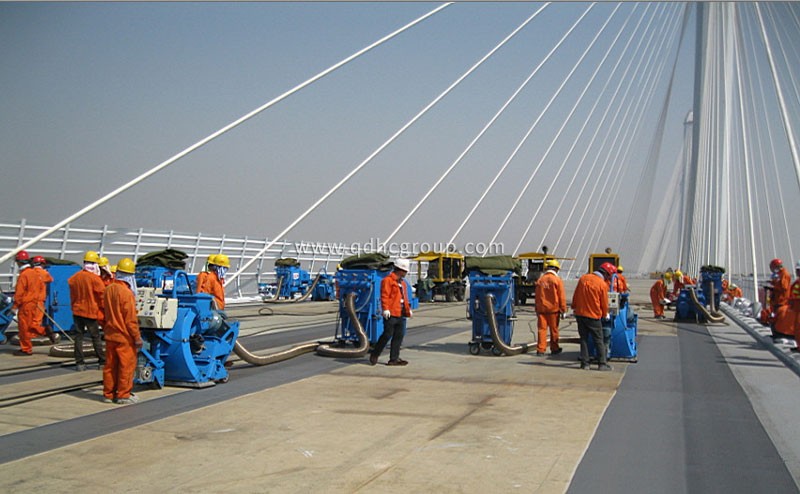 路面拋丸機高速施工